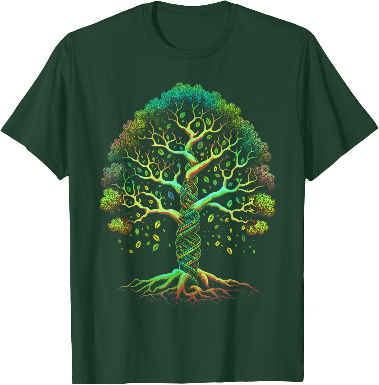 DNA Tree of Life Science Graphic , Women and Kids T-Shirt - T-Shirt | Forest