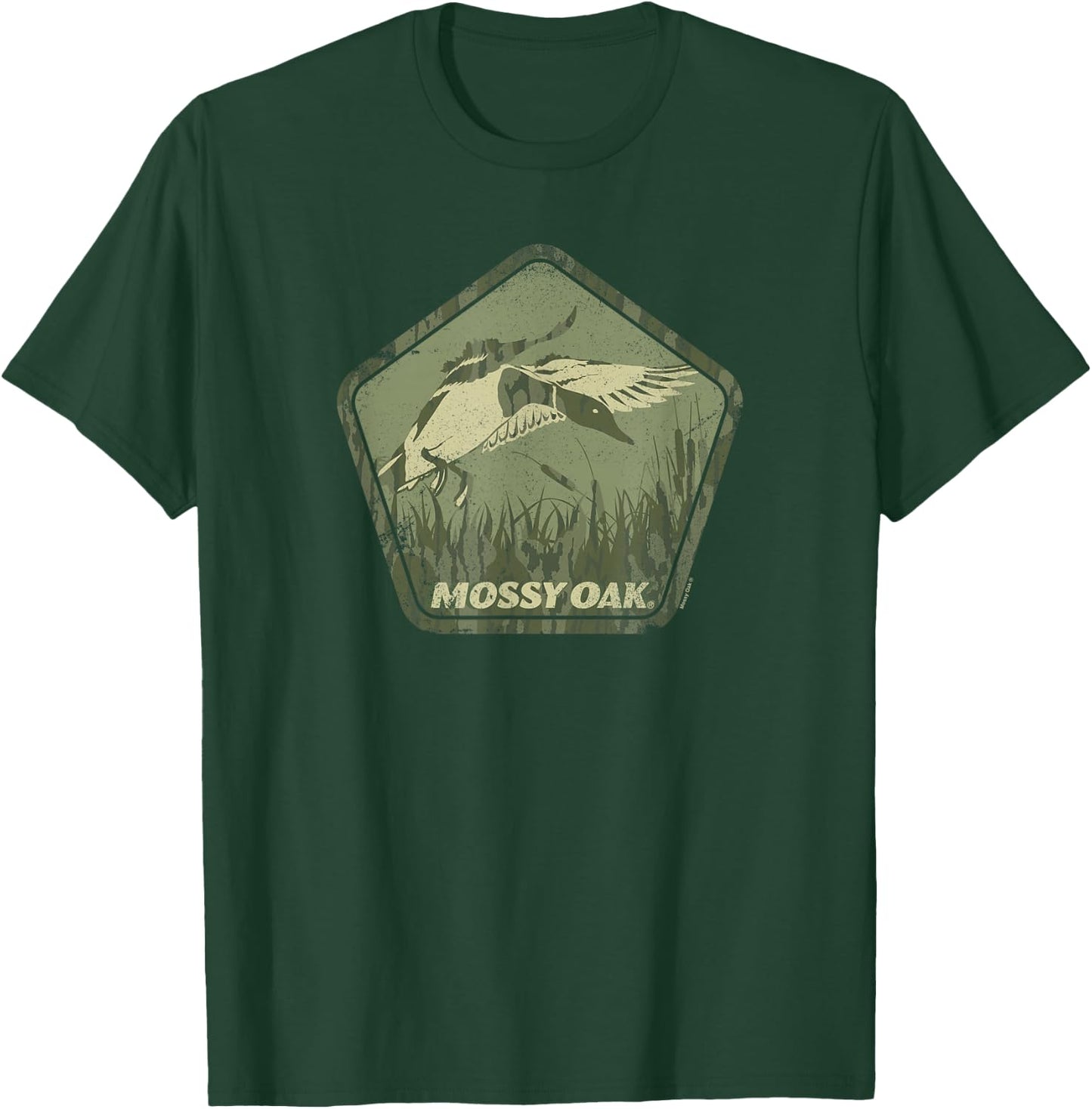 Mossy Oak Hunting Vintage Duck Target Logo T-Shirt - T-Shirt | Forest