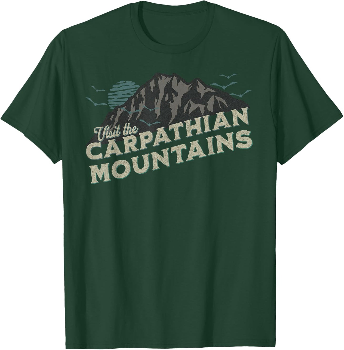 Visit the Carpatian Funny Vampire Camping T-Shirt - T-Shirt | Forest