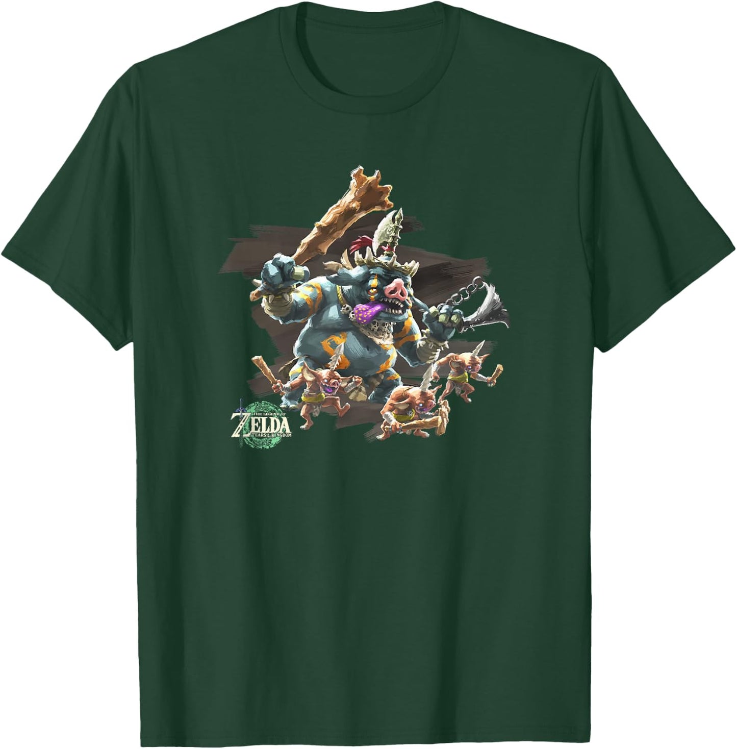 The Legend of Zelda Tears of The Kingdom Boss Bokoblin T-Shirt - T-Shirt | Forest