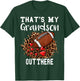 That's My Grandson Out There Football Grandma Leopard Heart T-Shirt - T-Shirt | Forest