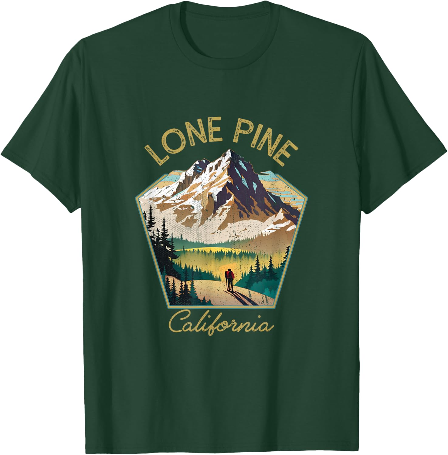 Lone Pine Retro Clothing - Lone Pine Souvenir T-Shirt - T-Shirt | Forest