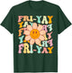 Funny Teacher Happy Friyay TGIF Friday Flower Back to School T-Shirt - T-Shirt | Forest