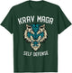 Krav Maga Self Defense Lion - Israeli Defense Force T-Shirt - T-Shirt | Forest
