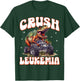 Crush Leukemia Awareness Cure Blood Cancer Fighter Kids T-Shirt - T-Shirt | Forest