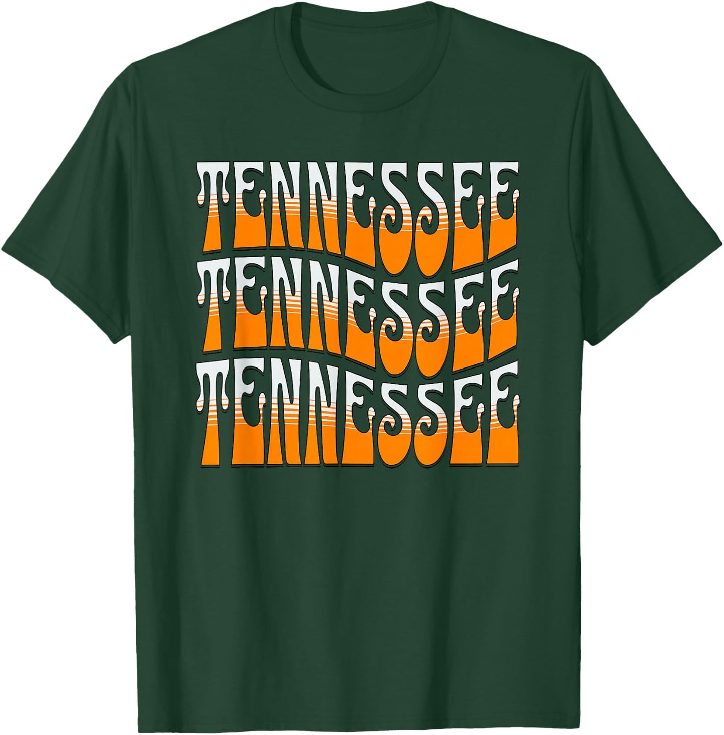 Vintage Tennessee Men's Tennessee Women's Orange T-Shirt - T-Shirt | Forest