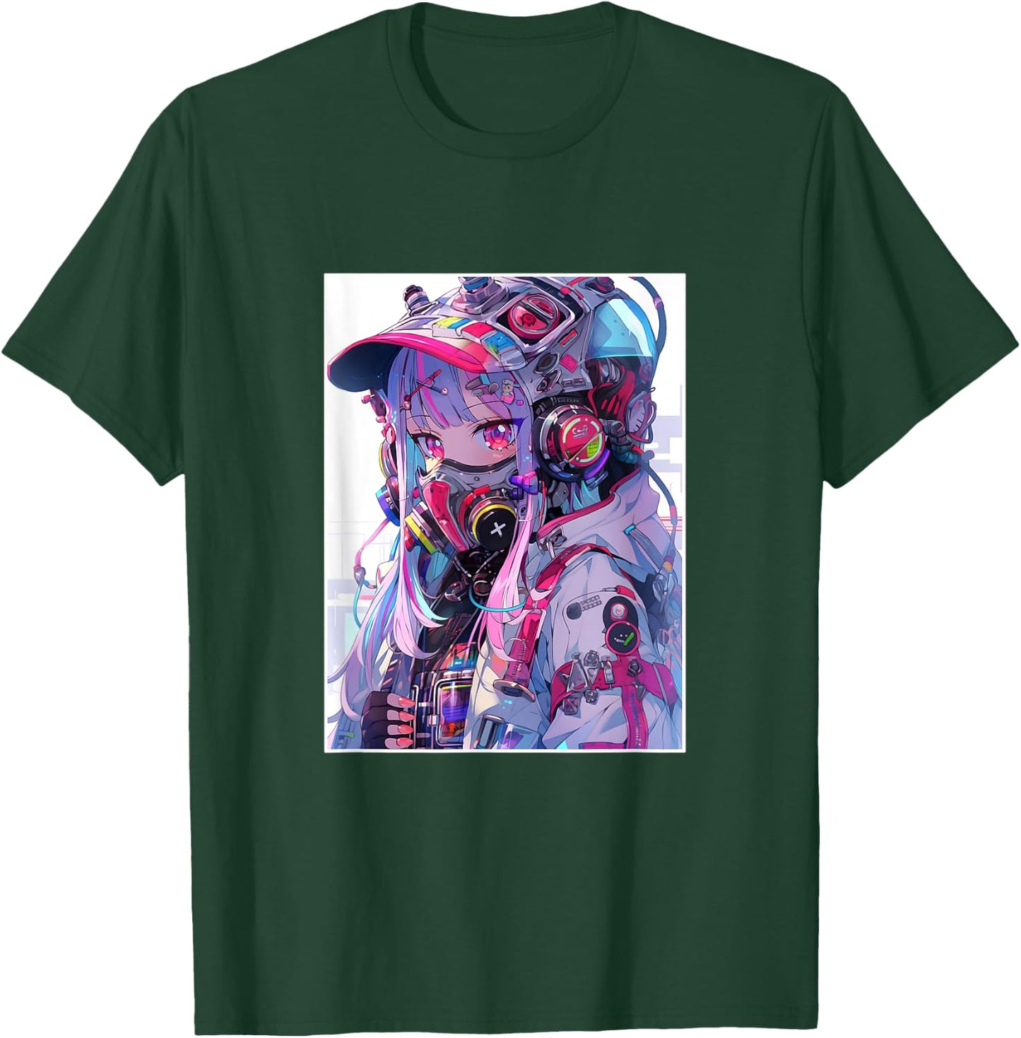 Anime Girl Anime Otaku Japanese Aesthetic T-Shirt - T-Shirt | Forest