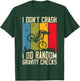 Mountain Bike I Don't Crash I Do Random Gravity Checks Biker T-Shirt - T-Shirt | Forest