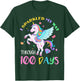 I Sparkled My Way Through 100 Days Of School Unicorn Lovers T-Shirt - T-Shirt | Forest