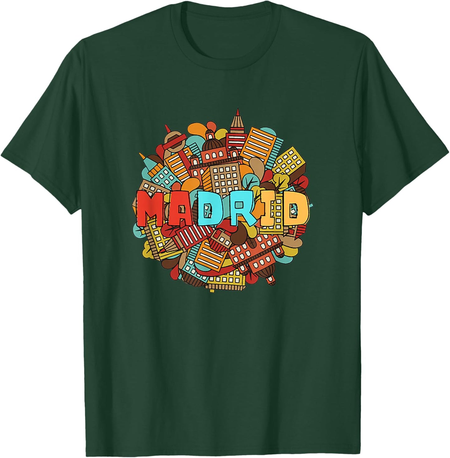 City of Madrid Spain for Reminders Pride T-Shirt - T-Shirt | Forest