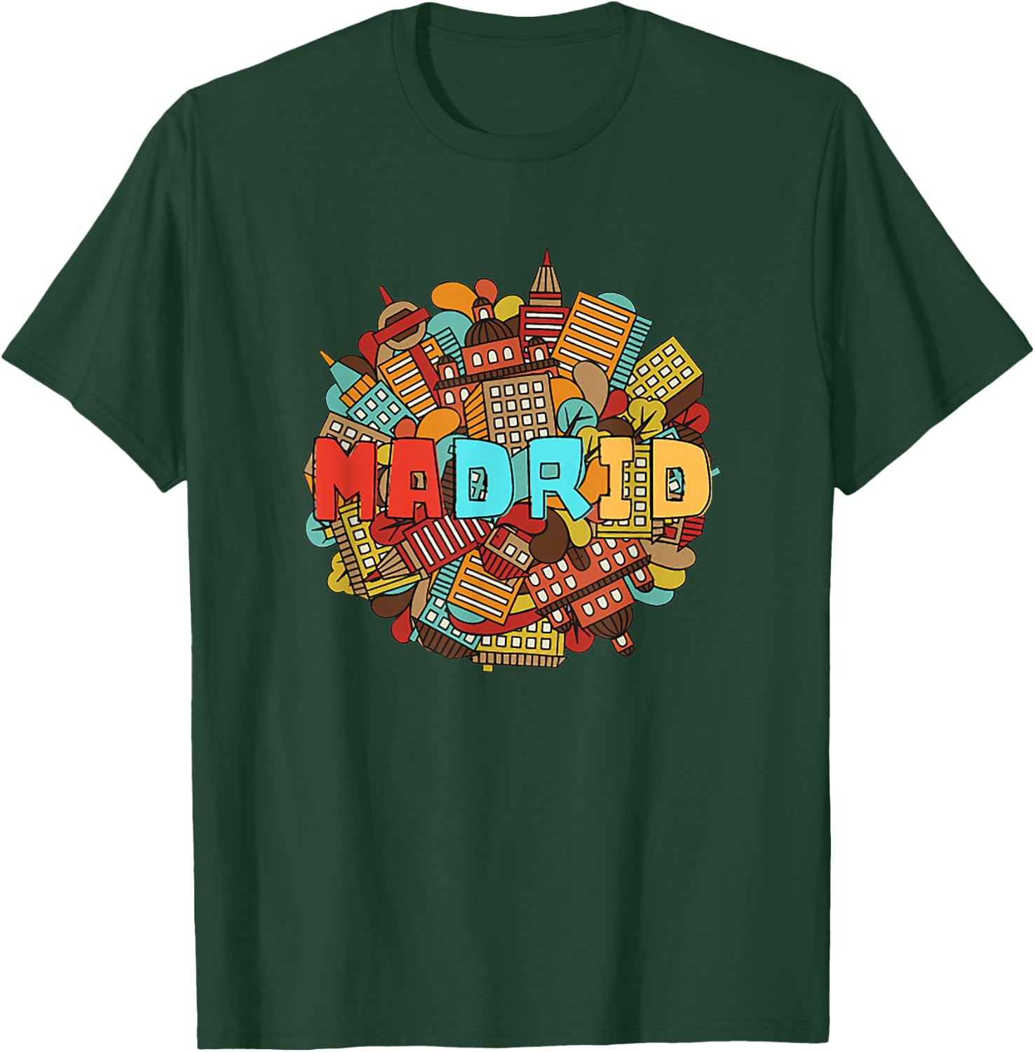City of Madrid Spain for Reminders Pride T-Shirt - T-Shirt | Forest