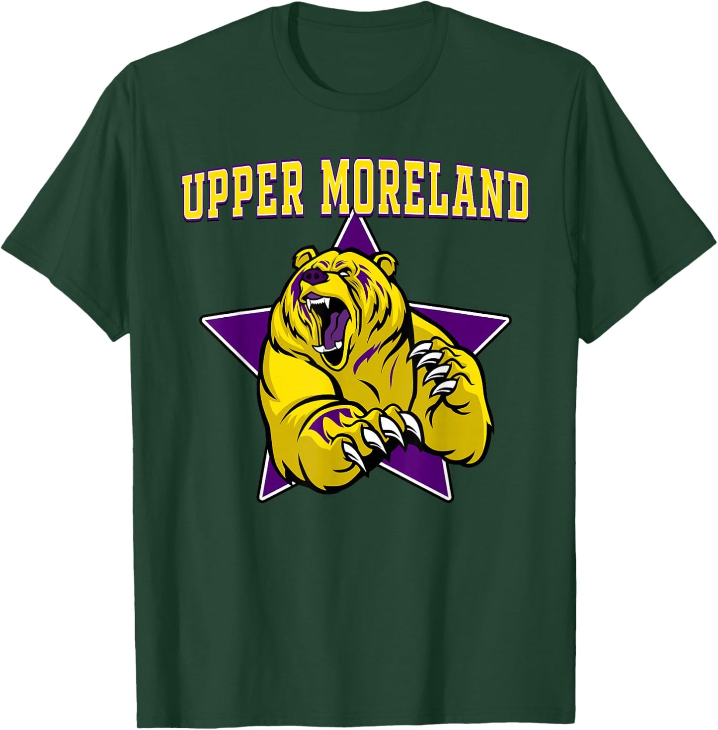 Upper Moreland Bears High School Team Spirit T-Shirt - T-Shirt | Forest