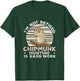 I'm Not Retired Funny Chipmunk Hunting For A Chipmunk Hunter T-Shirt - T-Shirt | Forest