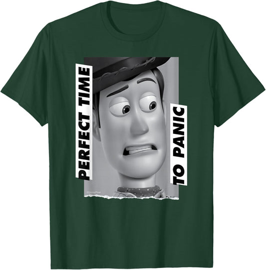 Disney and Pixar's Toy Story Woody Perfect Time to Panic T-Shirt - T-Shirt | Forest
