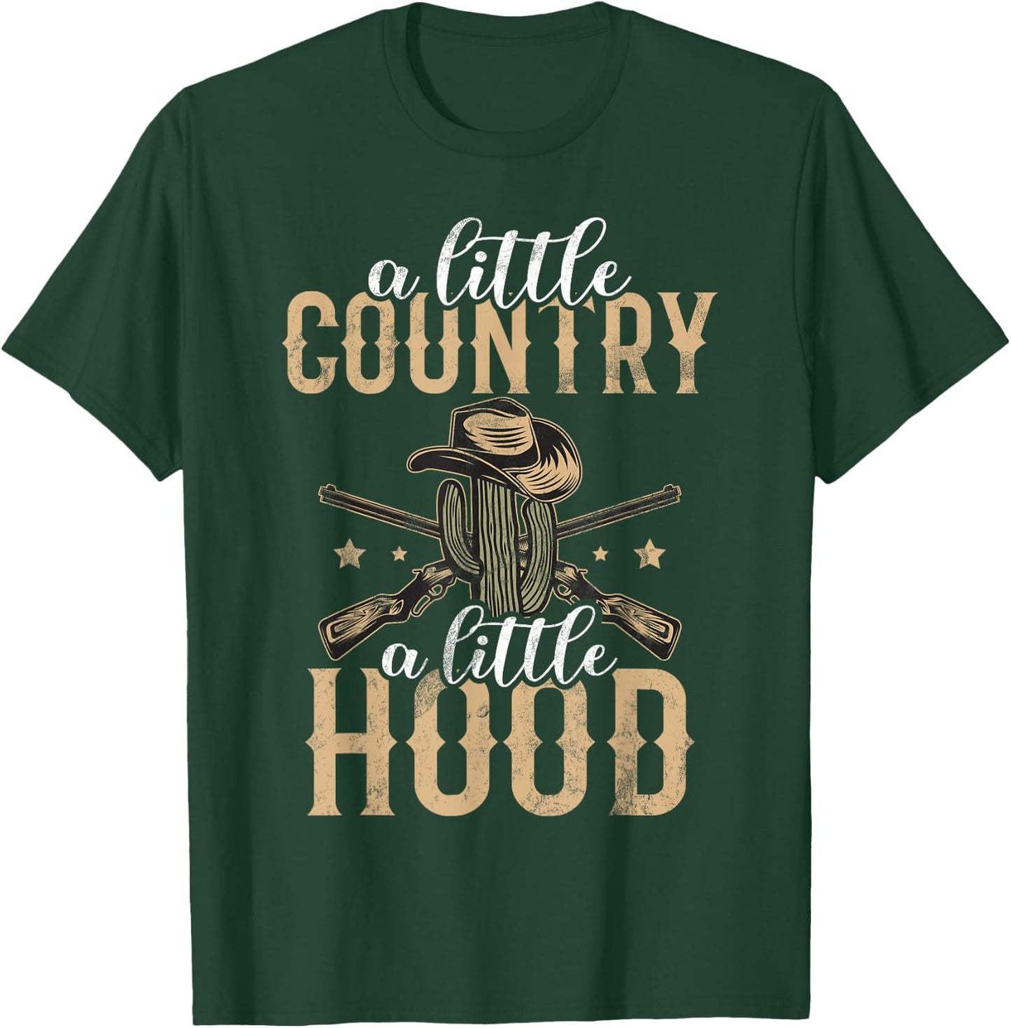 A Little Country a little Hood Country Girl T-Shirt - T-Shirt | Forest