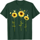 Christian Sunflower Faith Hope Love T-Shirt - T-Shirt | Forest