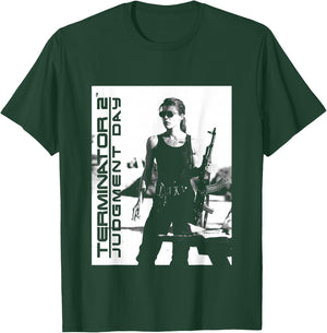 Terminator 2 Judgement Day Sarah Connor T-Shirt - T-Shirt | Forest