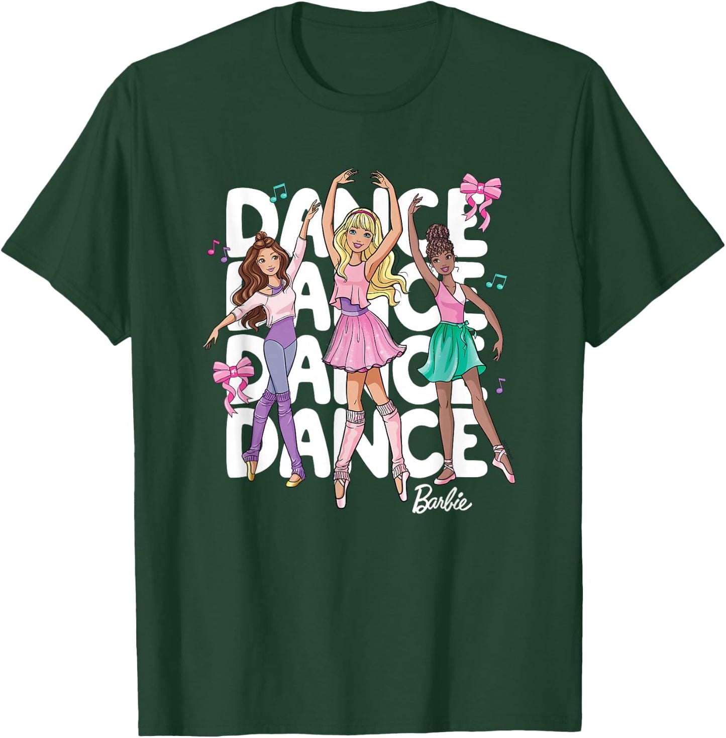 Barbie - Dance Stacked T-Shirt - T-Shirt | Forest
