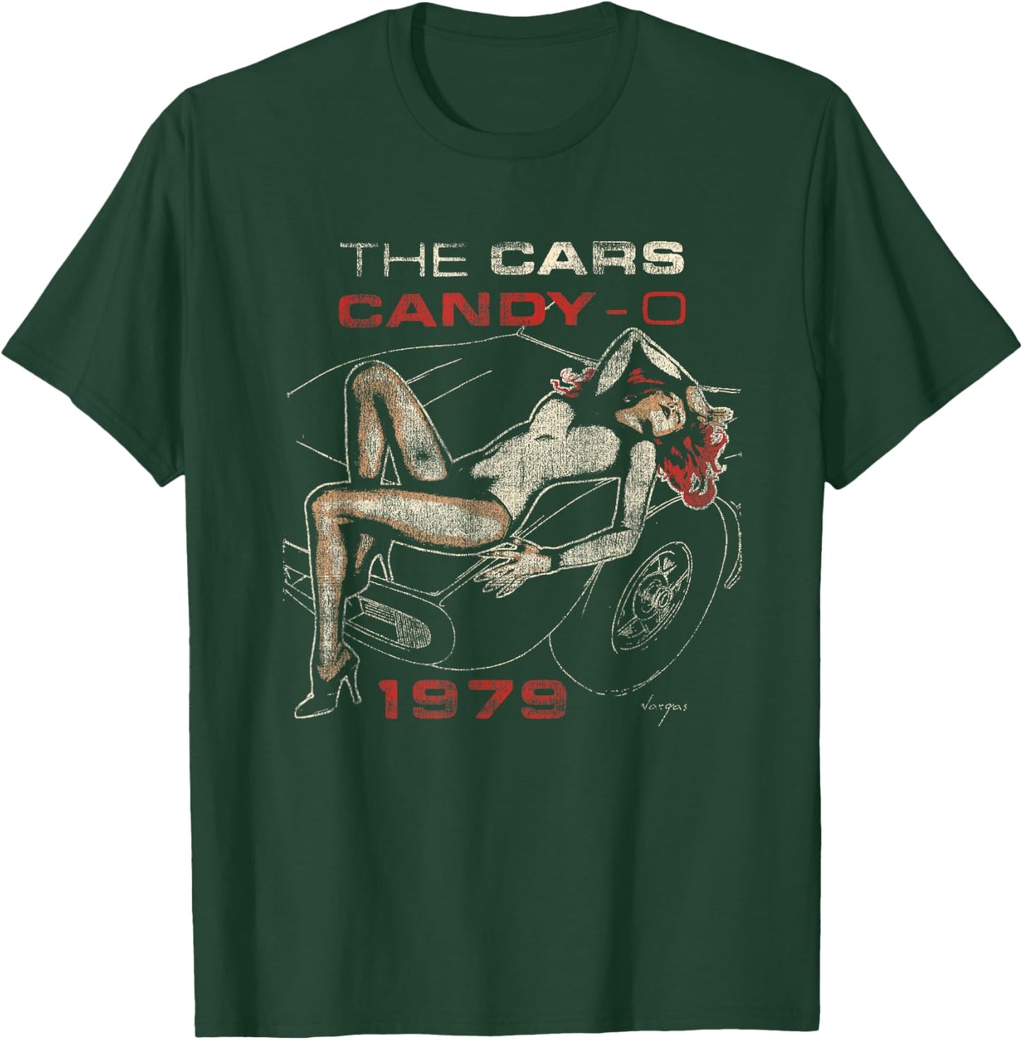 The Cars - Candy-O Vintage 1979 T-Shirt - T-Shirt | Forest