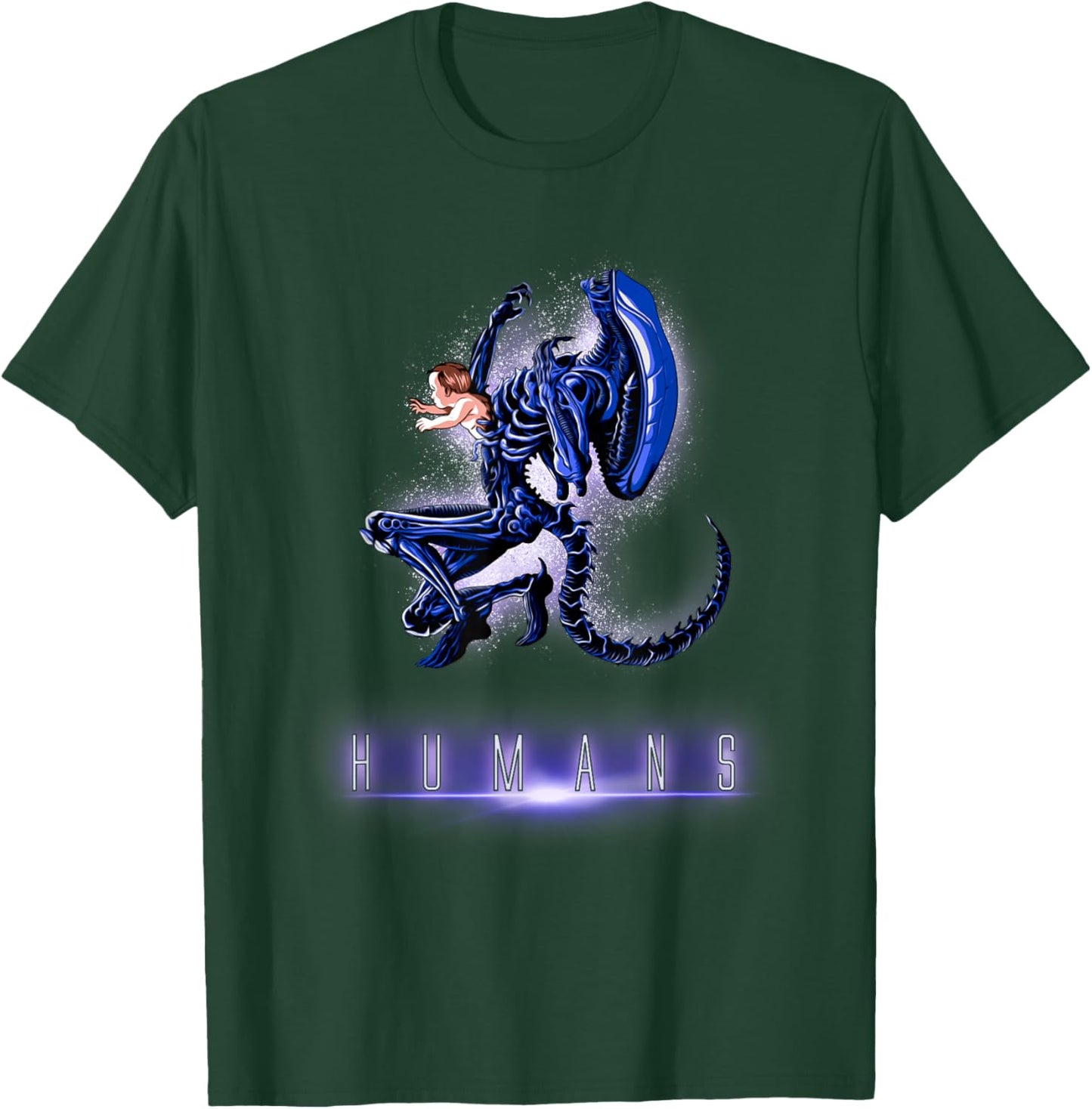 Humans Xenomorph Alien Baby T-Shirt - T-Shirt | Forest