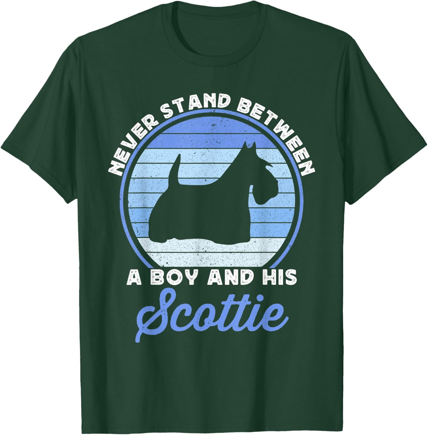 Funny Boys Scottish Terrier Dog For Kids Boy Scotty Scottie T-Shirt - T-Shirt | Forest