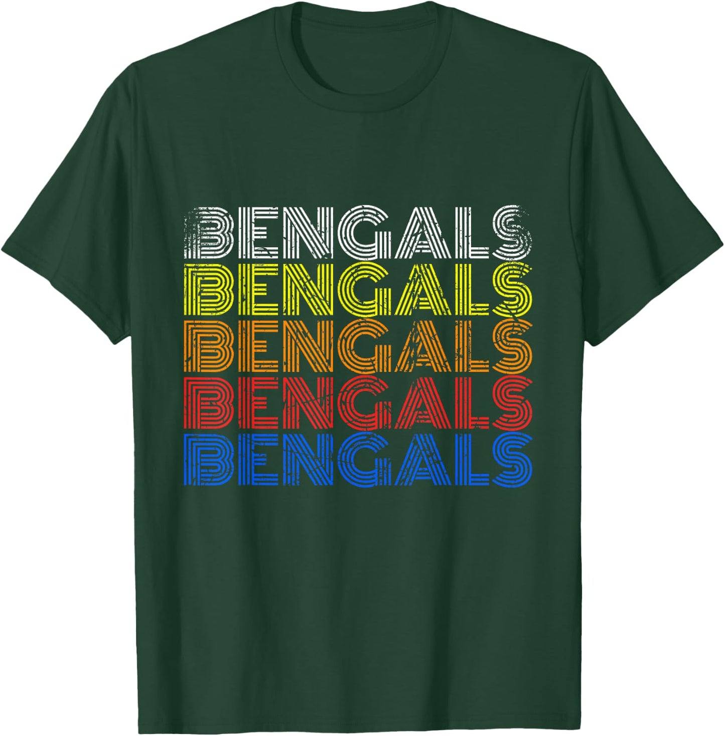 Retro Bengals Vintage T-Shirt - T-Shirt | Forest