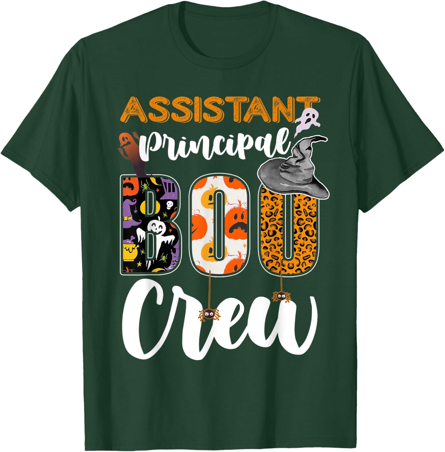 Assistant Principal Boo Crew Halloween Matching Asst T-Shirt - T-Shirt | Forest