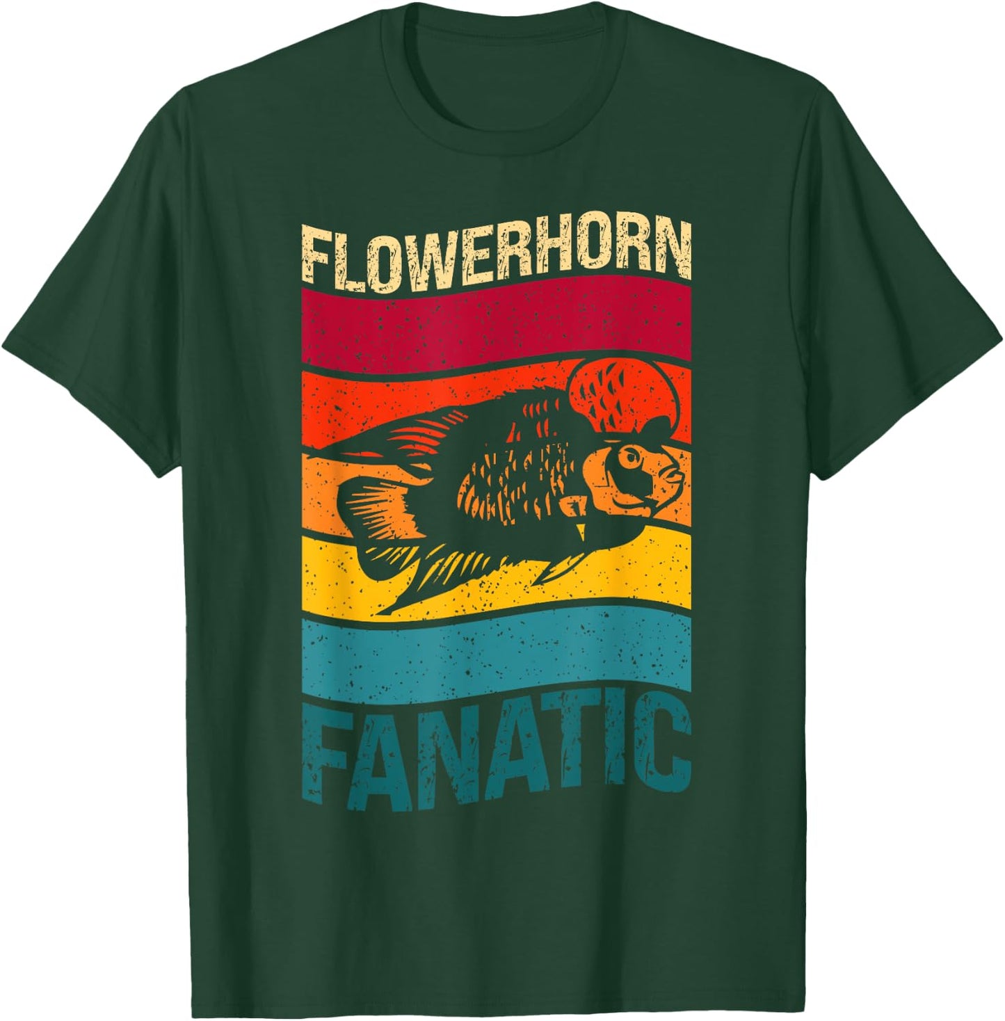 I'm A Flowerhorn Fanatic Pet Fish Flowerhorn T-Shirt - T-Shirt | Forest