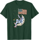 US Flag Astronaut Space Independence Day 4th of July T-Shirt - T-Shirt | Forest