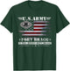 Proud Airborne Paratrooper Div Veteran - Men's Black Modern Letter Print Short Sleeve - Fort Bragg Nc Basic Training It Will Always Be Ft. Bragg - -Adults Size Small T-Shirt - T-Shirt | Forest