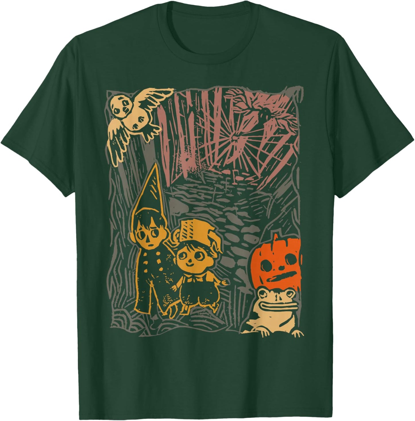 Spooky Pottsfield Harvest Festival Pumpkin Vibes Halloween T-Shirt - T-Shirt | Forest