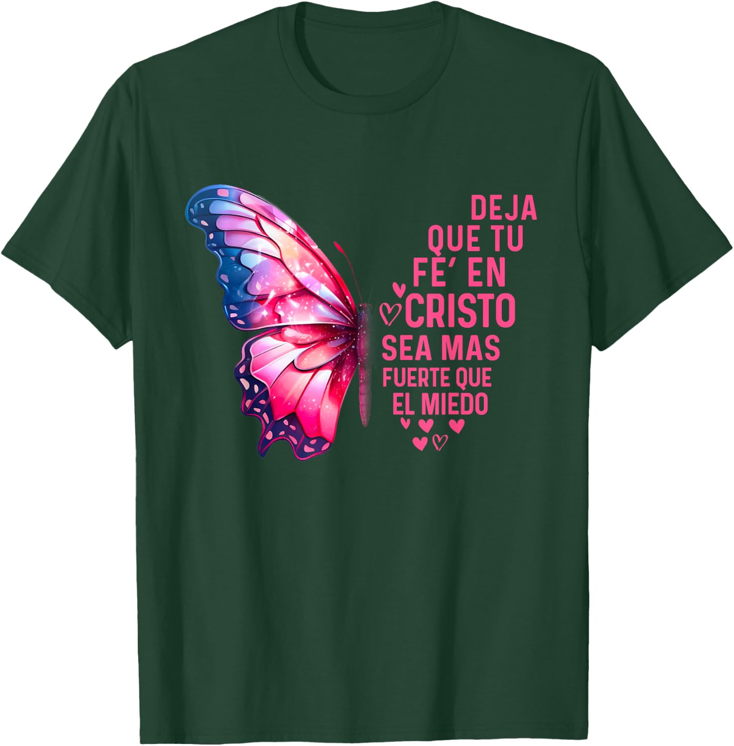 Camiseta Cristiana Para Mujer En Espanol Spanish Cristiano T-Shirt - T-Shirt | Forest