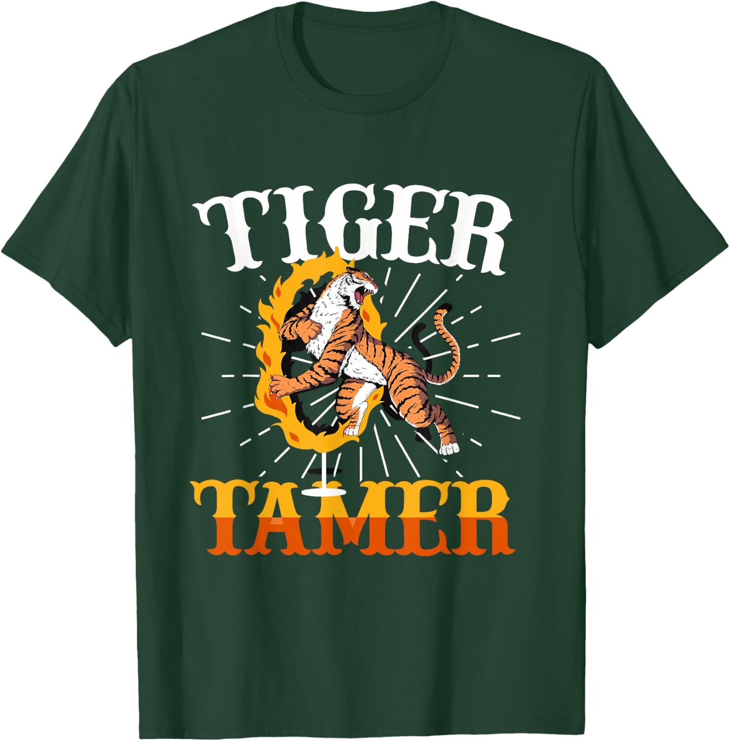 Tiger Dompter Circus Personnel Tiger Dompter T-Shirt - T-Shirt | Forest
