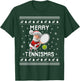 Tennis Ugly Christmas Sweater for Tennis Lovers T-Shirt - T-Shirt | Forest