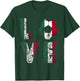 Mexico Soccer Ball Love Mexican Flag Mexican Pride Mexico T-Shirt - T-Shirt | Forest