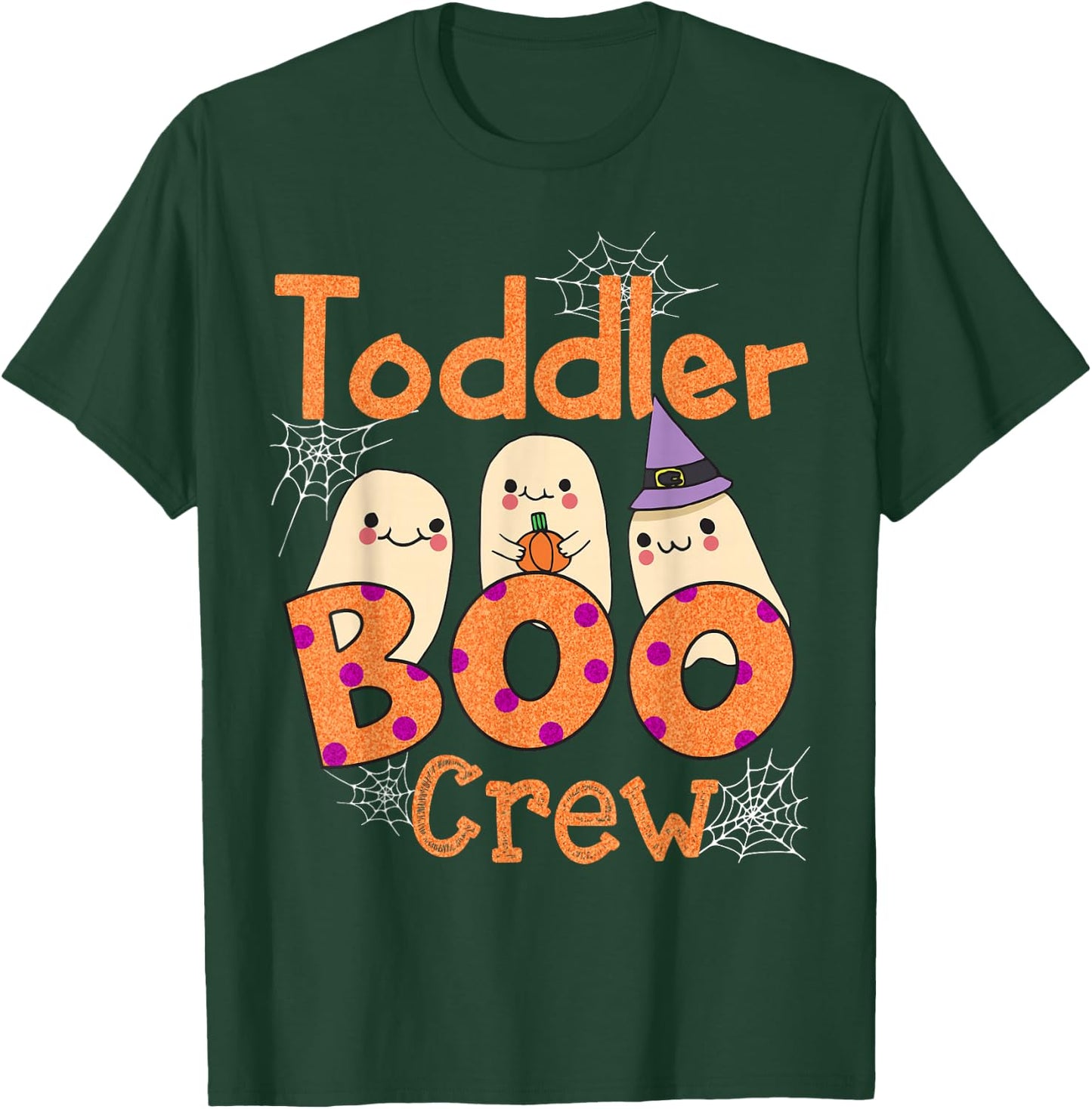 Toddler Daycare Boo Crew Cute Halloween Costume Ghost School T-Shirt - T-Shirt | Forest