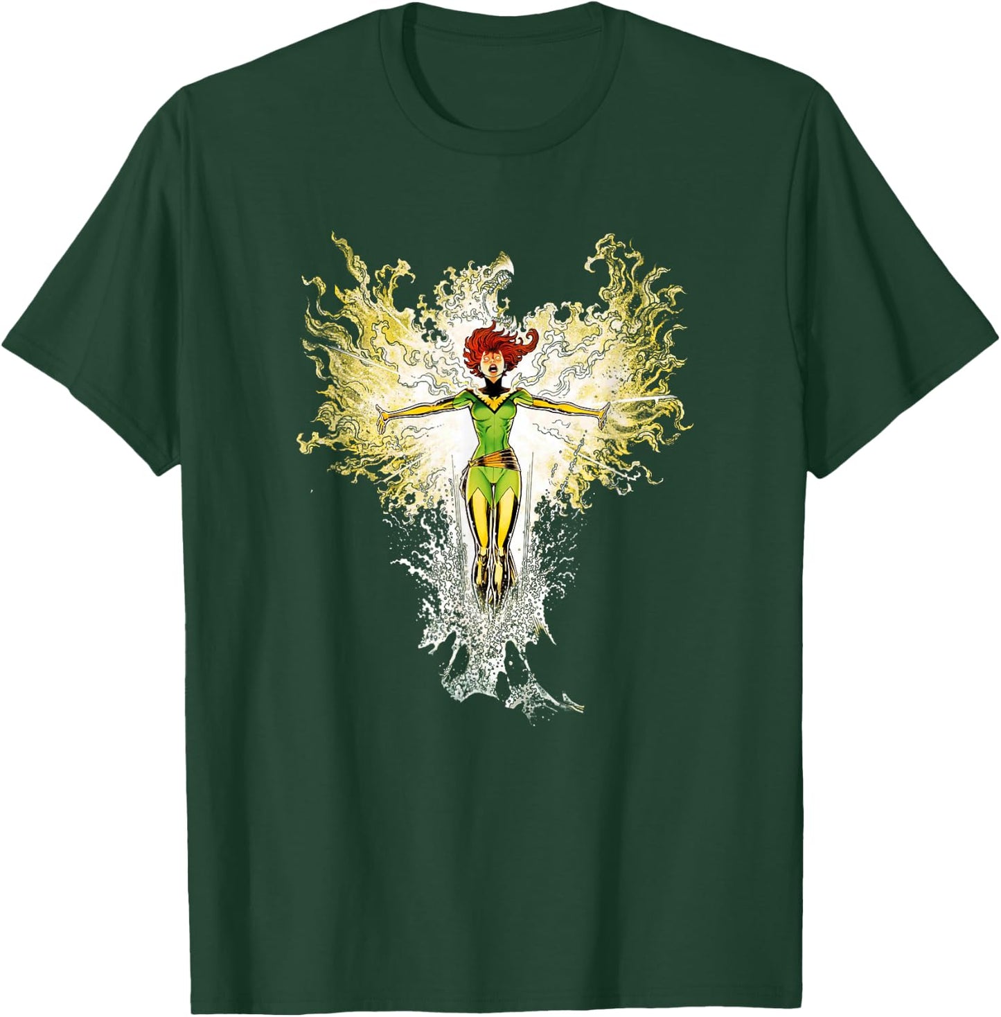 Marvel X-Men Jean Grey Phoenix Force Rising Epic Logo T-Shirt - T-Shirt | Forest