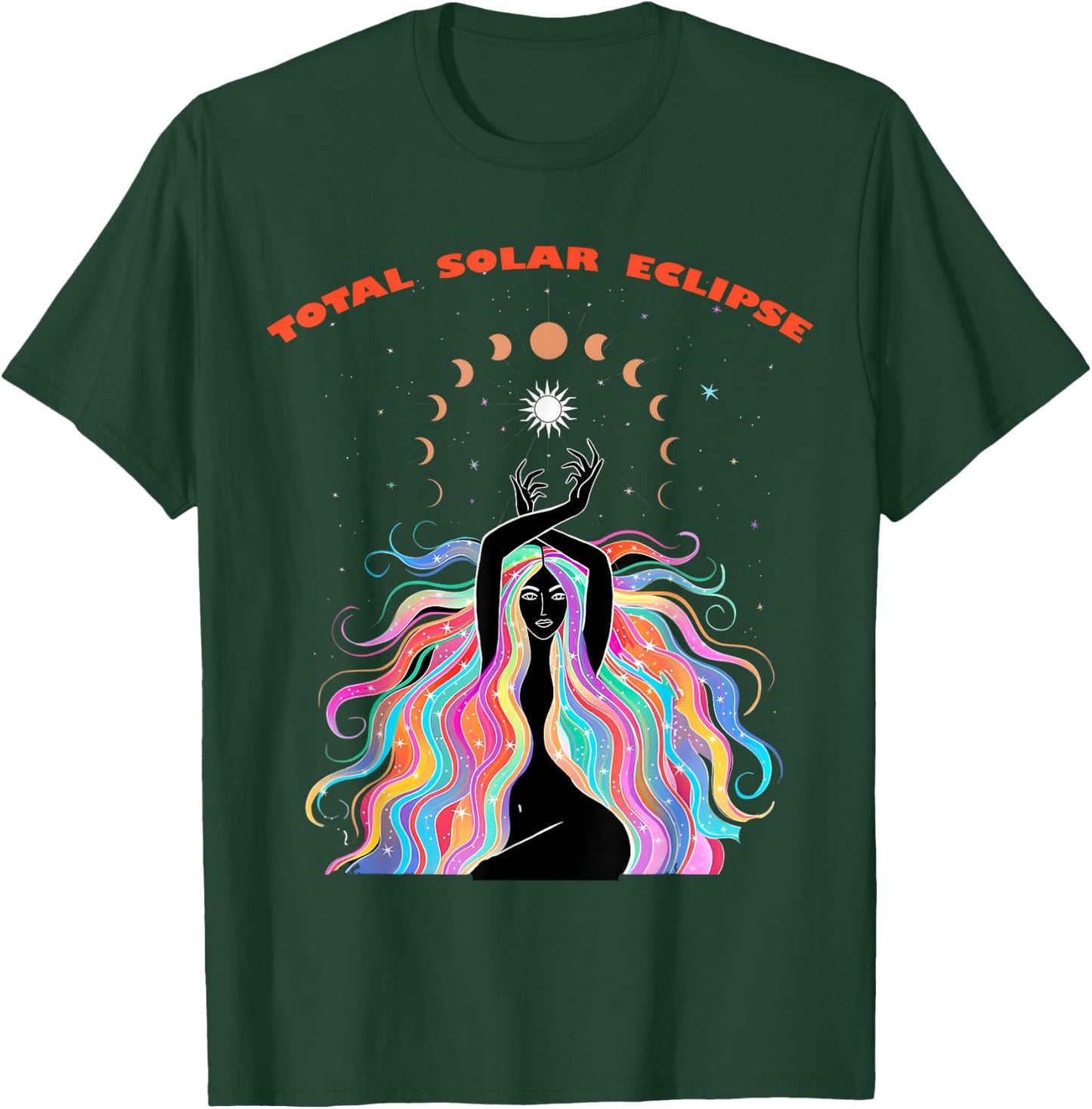 2024 Total Solar Eclipse April 8 Path Of The Eclipse T-Shirt - T-Shirt | Forest