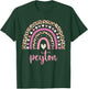 Peyton Rainbow Leopard Personalized Peyton Birthday T-Shirt - T-Shirt | Forest