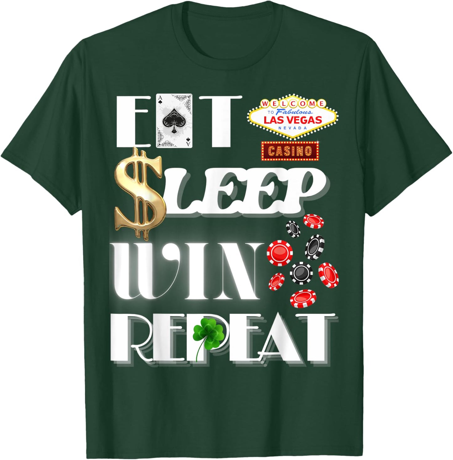 Funny Las Vegas Casino Trip Party Couple Family Matching T-Shirt - T-Shirt | Forest