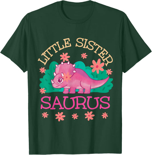 Little Sister Saurus T-Shirt - T-Shirt | Forest