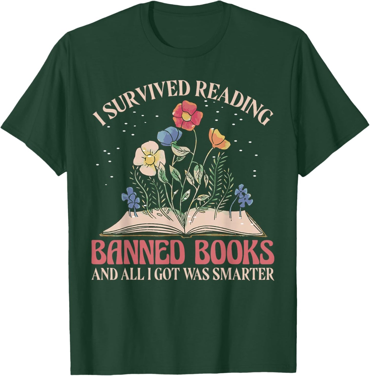 Banned Books Week Bookworm Banned Books Reader T-Shirt - T-Shirt | Forest