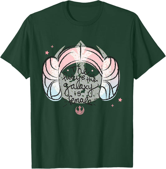 Kids Star Wars Classic Princess Leia The Future Galaxy Is Female T-Shirt - T-Shirt | Forest