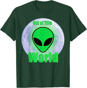 This Alien is out of this World T-Shirt - T-Shirt | Forest