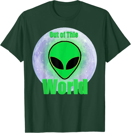 This Alien is out of this World T-Shirt - T-Shirt | Forest