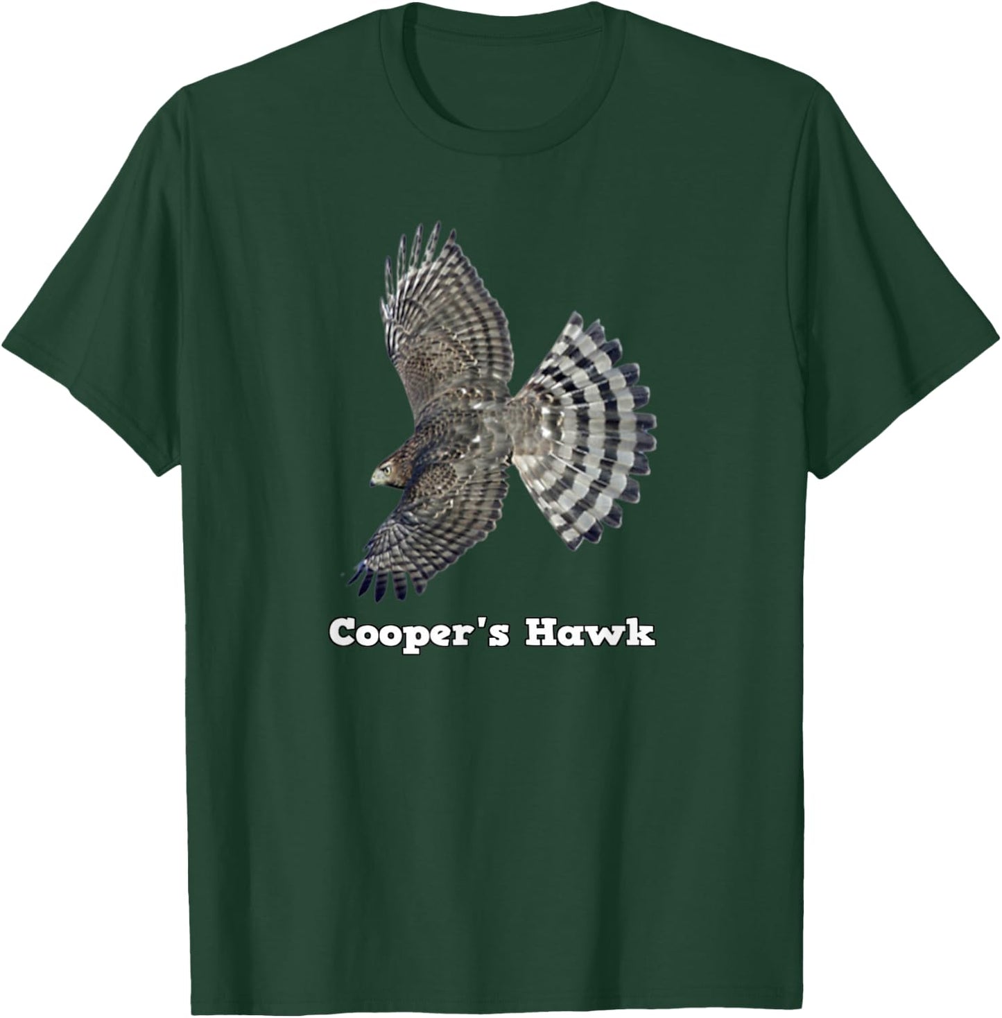 Cooper's Hawk Wildlife T-Shirt - T-Shirt | Forest