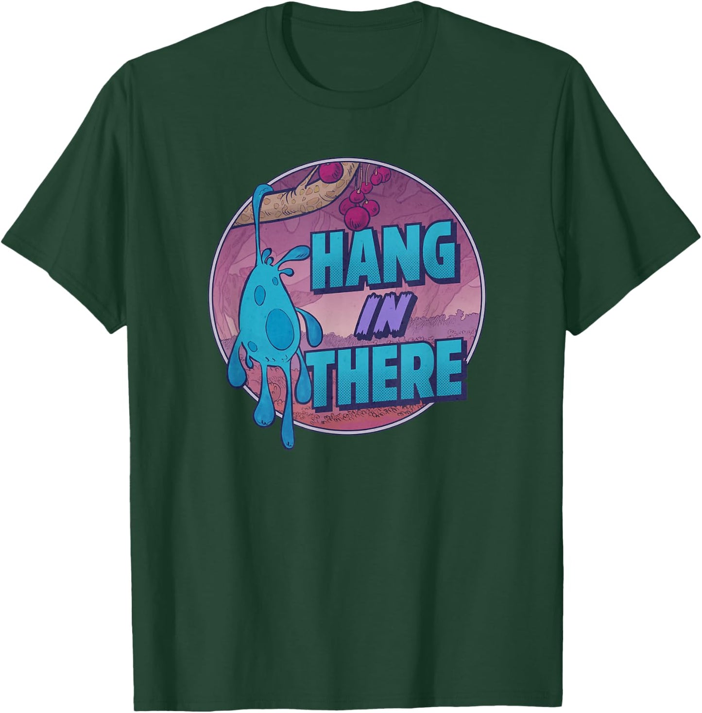 Disney Strange World Splat Hang In There Badge T-Shirt - T-Shirt | Forest