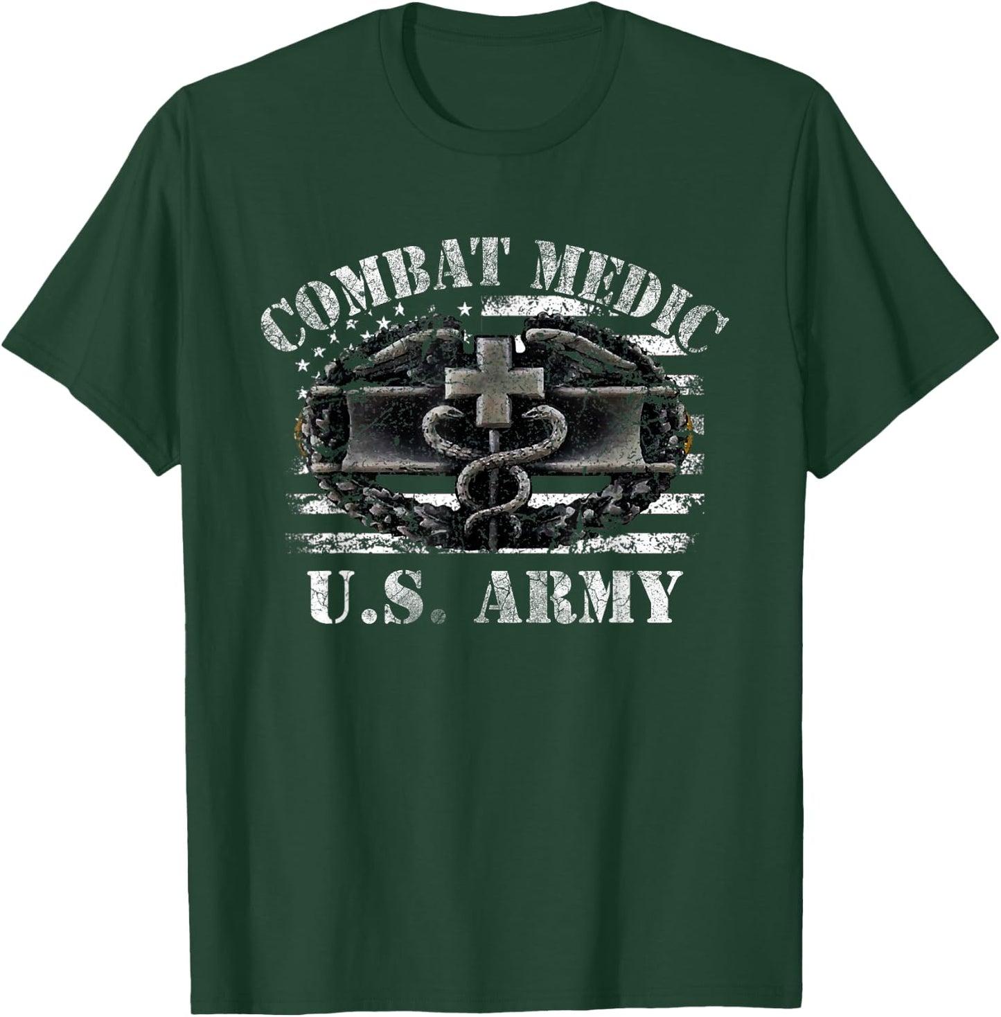 US ARMY 68W Combat Medic, Perfect Veteran Medical Military T-Shirt - T-Shirt | Forest