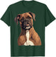 Boxer Dog Breed Pet - Cute Graphic T-Shirt - T-Shirt | Forest