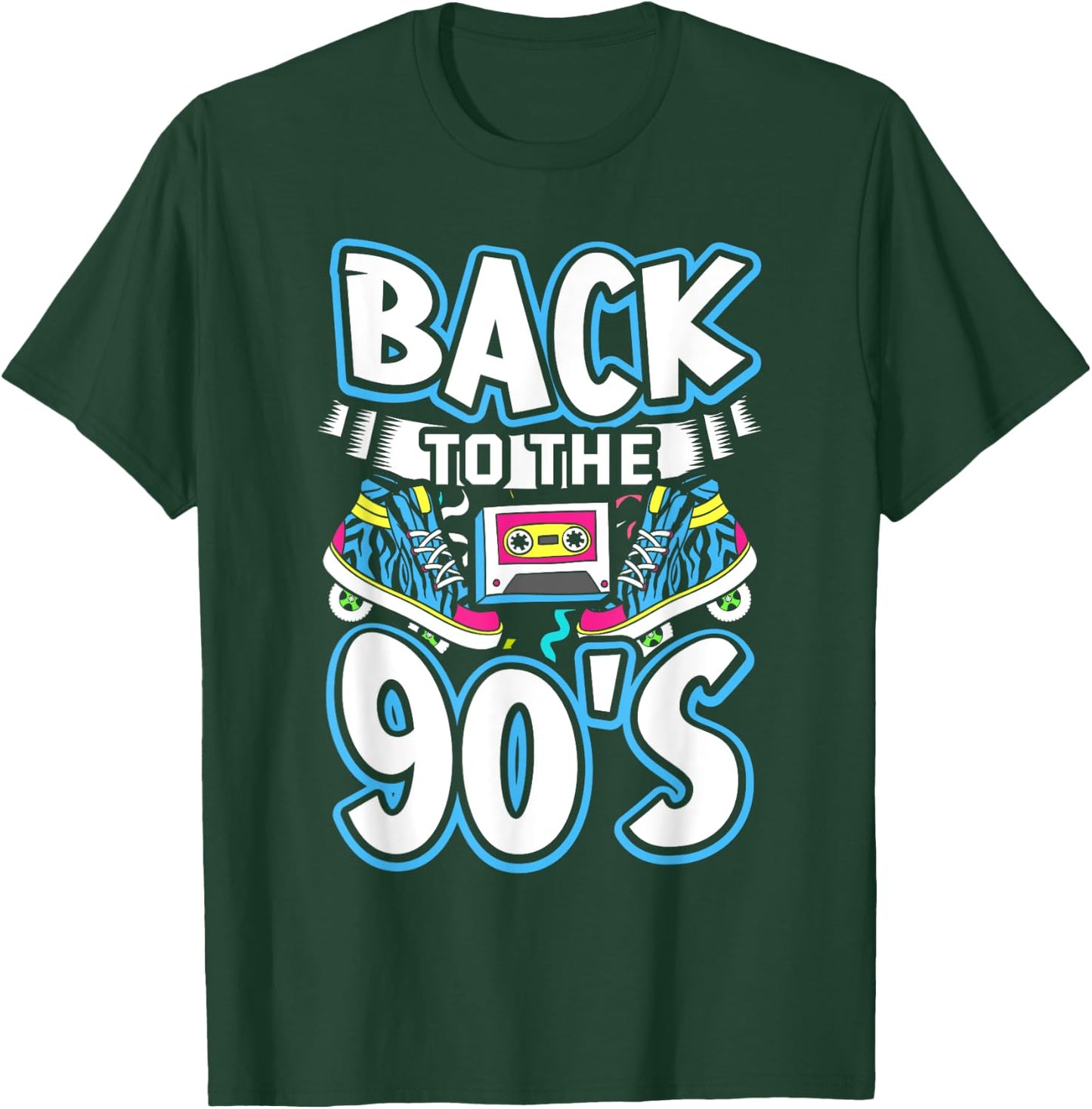 90s Party Outfit , 90's Costume Men T-Shirt - T-Shirt | Forest